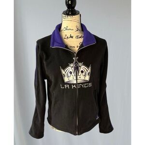 Reebok Women’s Medium Black Full Zip Hockey Jacket LA Kings